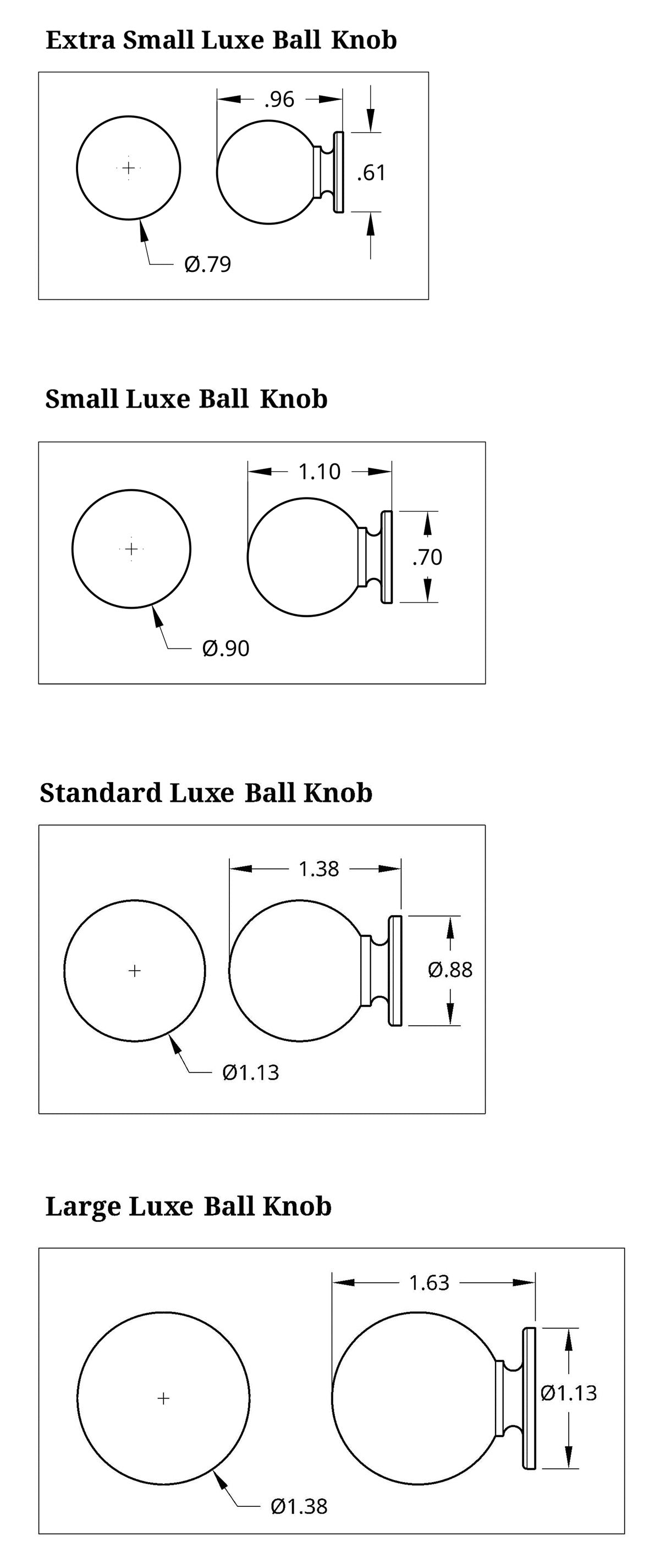 Luxe Ball Knob