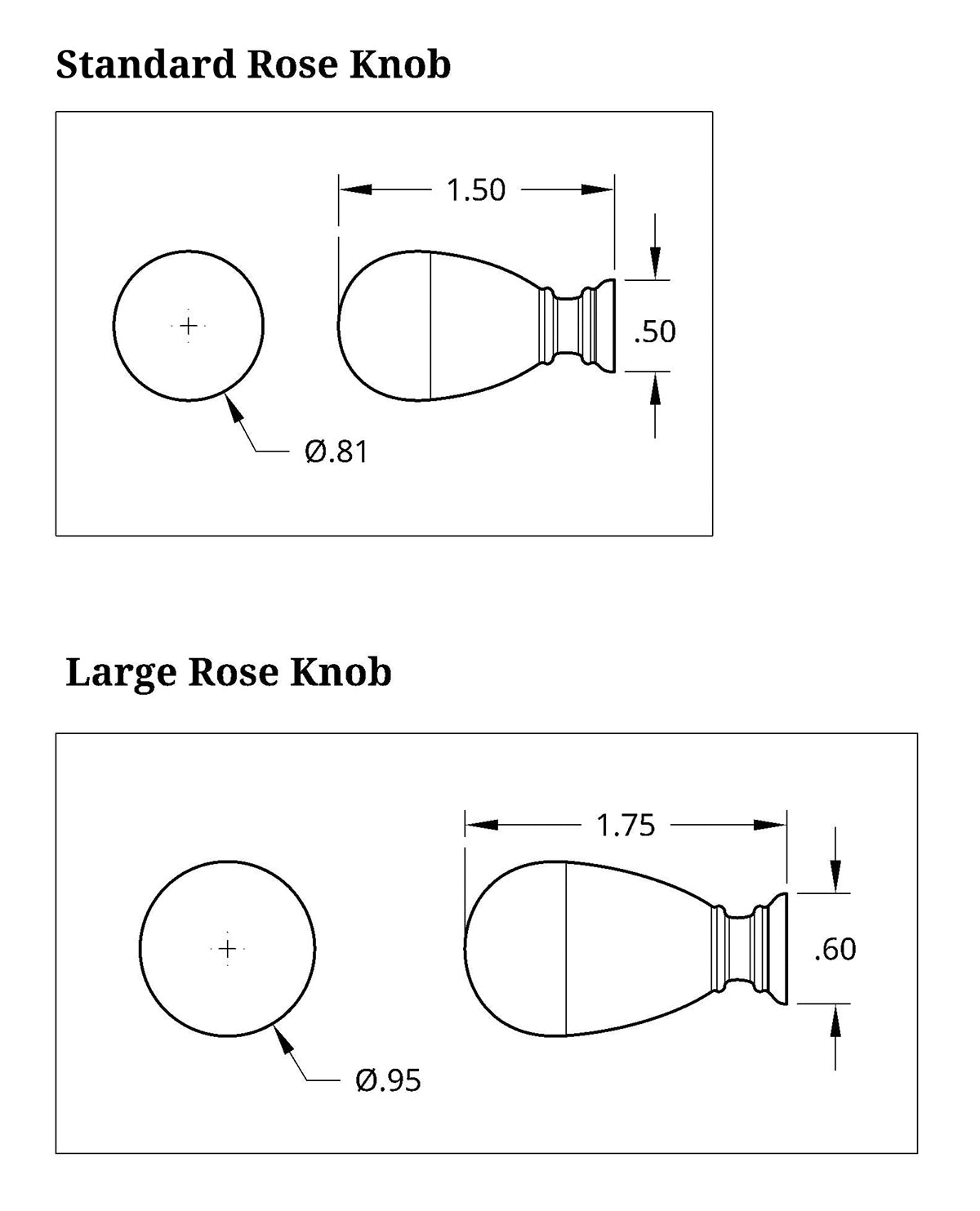 Rose Knob