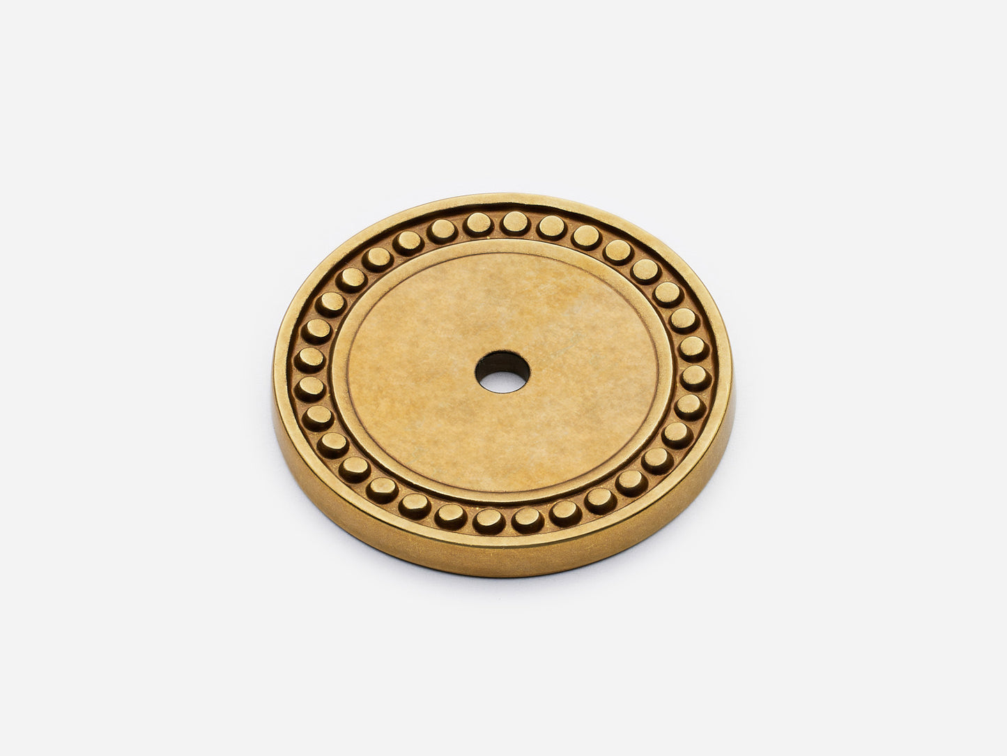 Beaded Round Backplate, 1.5"