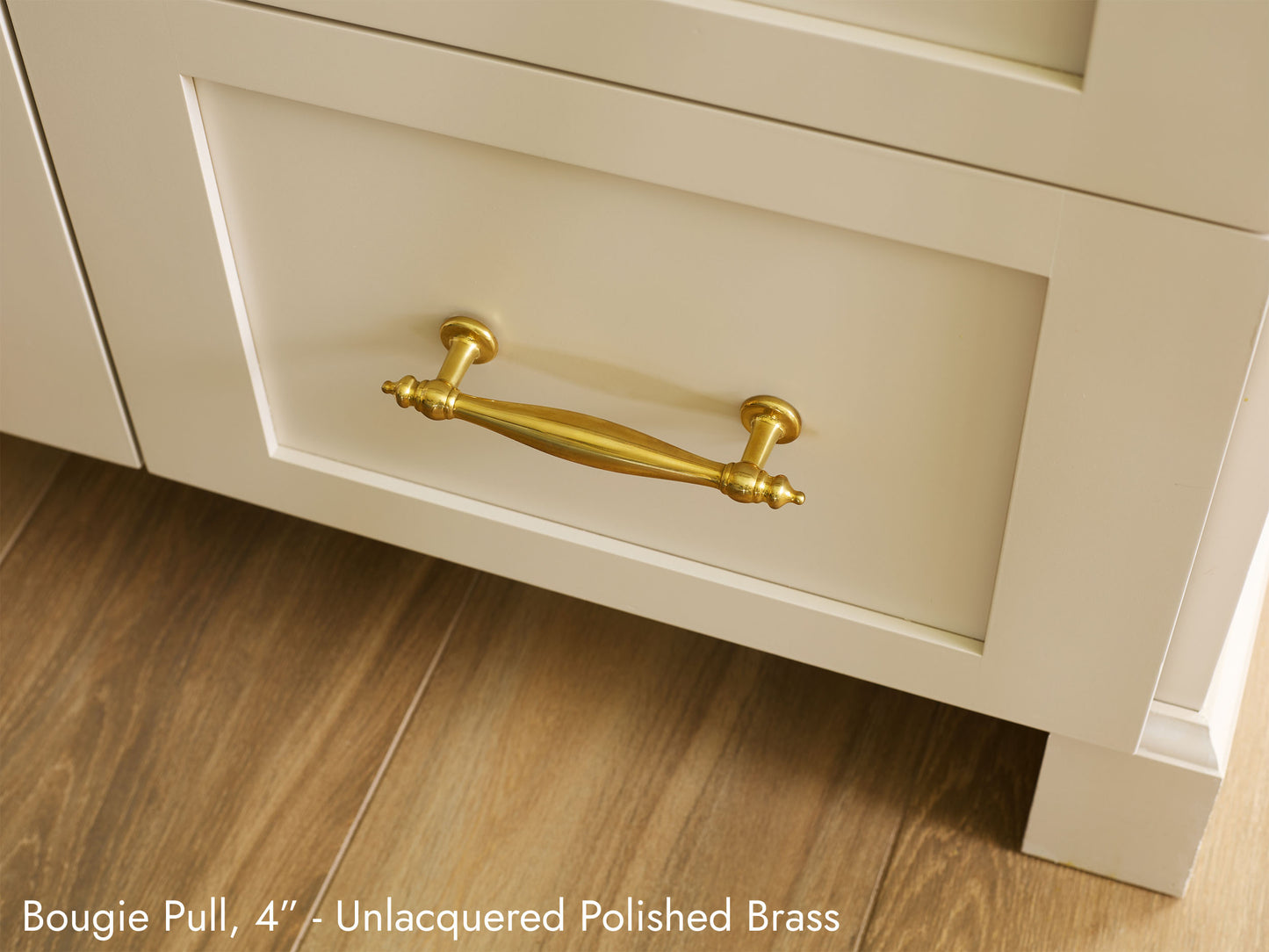 Bougie Pull - Aged Brass (Lacquered)