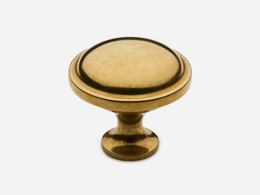 Royal Knob - Aged Brass (Lacquered)