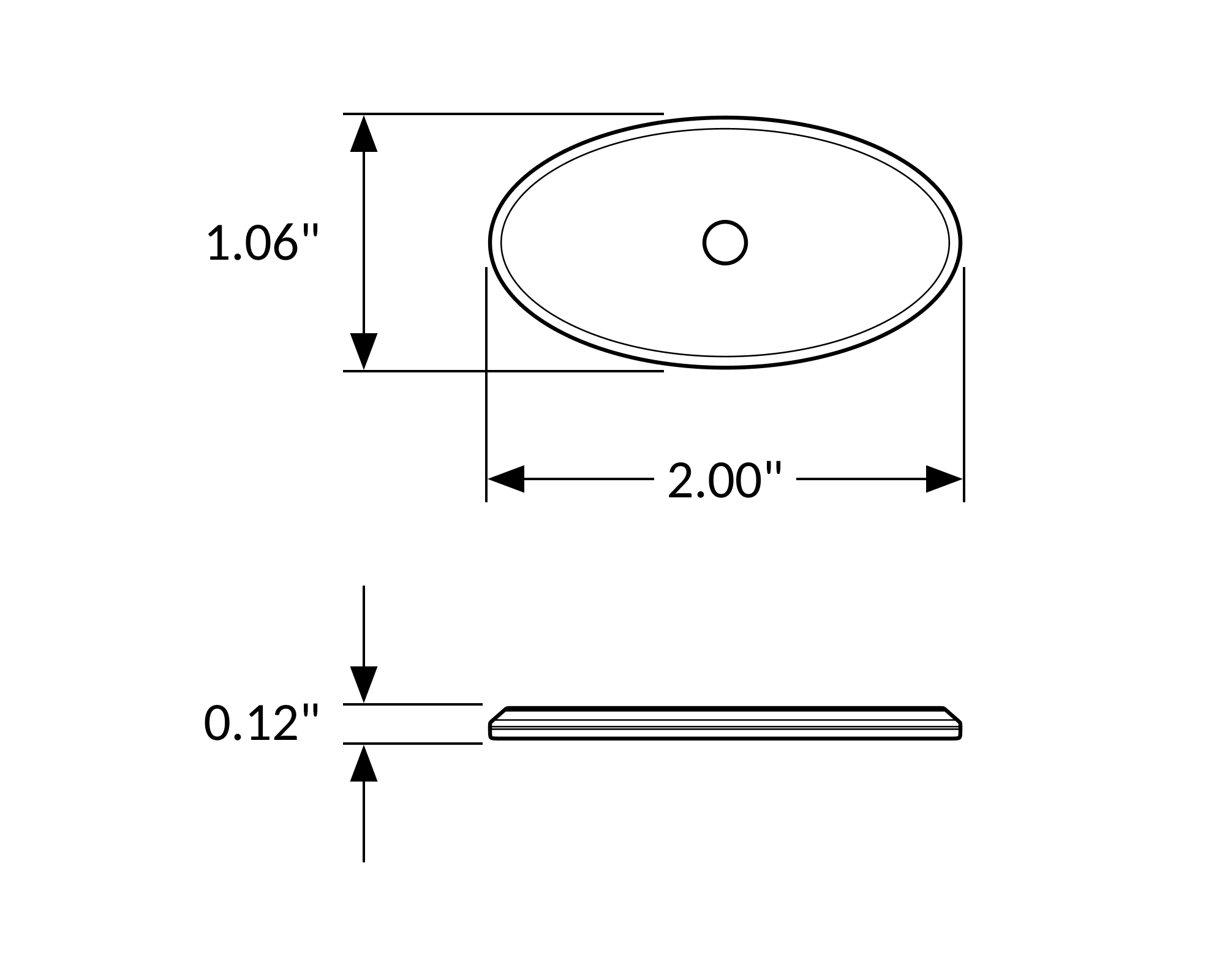 Oval Backplate, 2