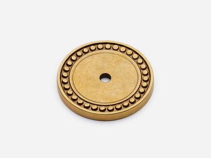 Beaded Round Backplate, 1.5"
