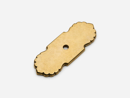 Scalloped Backplate, 1" × 2.75"