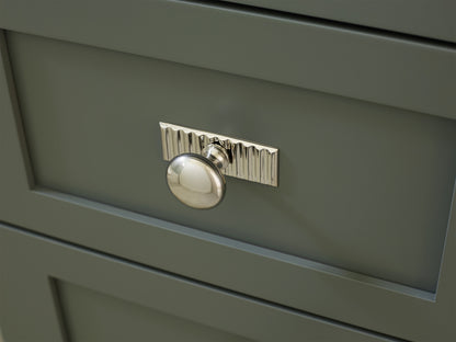 Reeded Backplate, 1" × 2.5"