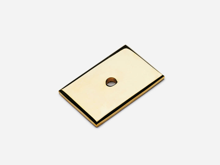 Solid Brass Cabinet Knob Backplates | Tradition Hardware
