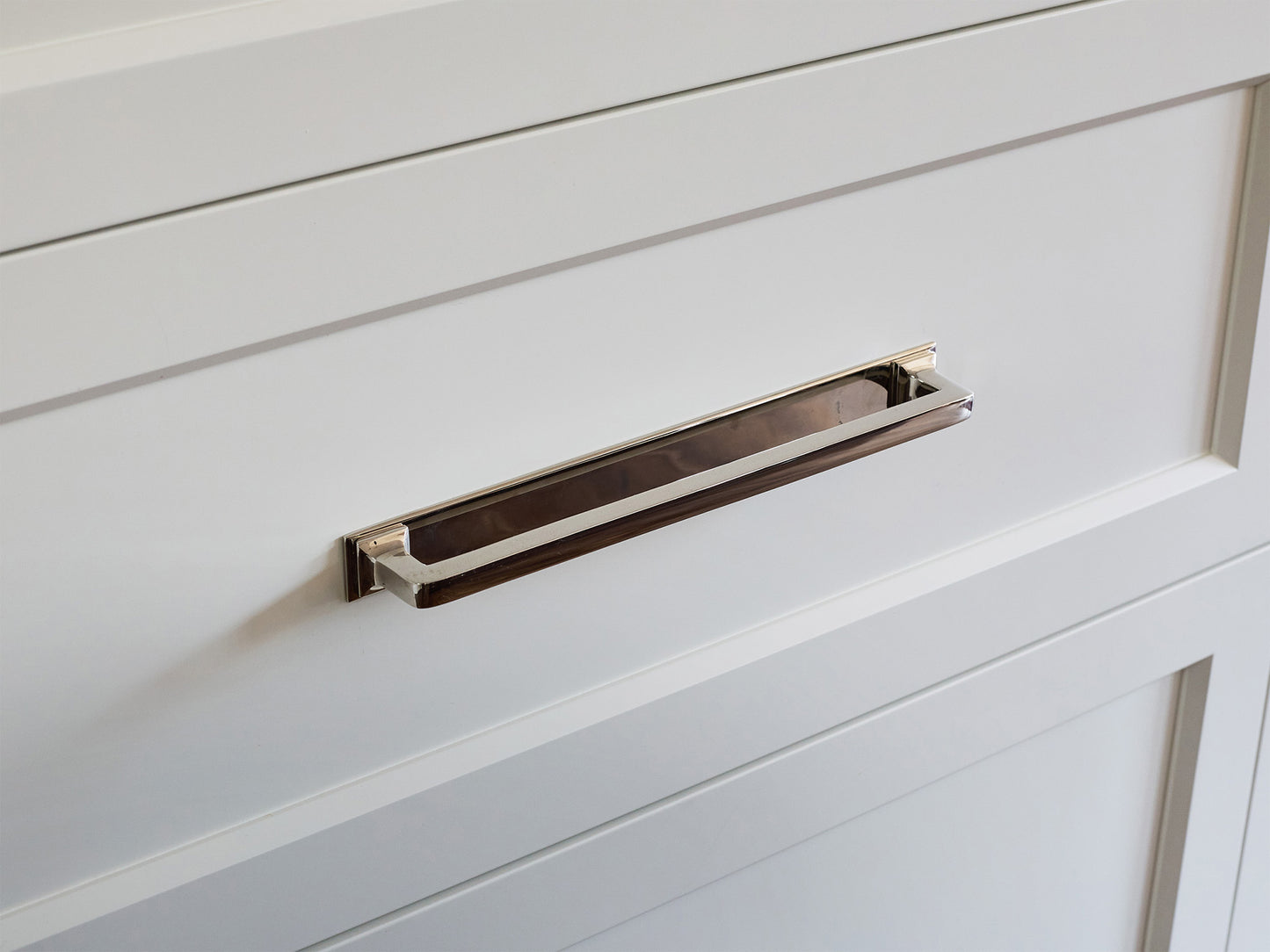 Rectangular Pull Backplate, 12" OC