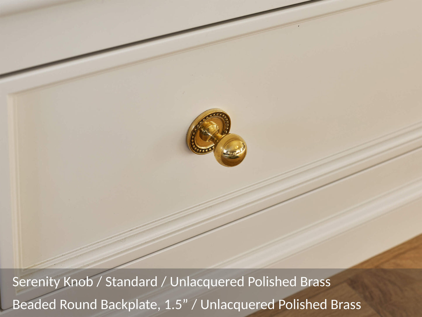 Beaded Round Backplate, 1.5"