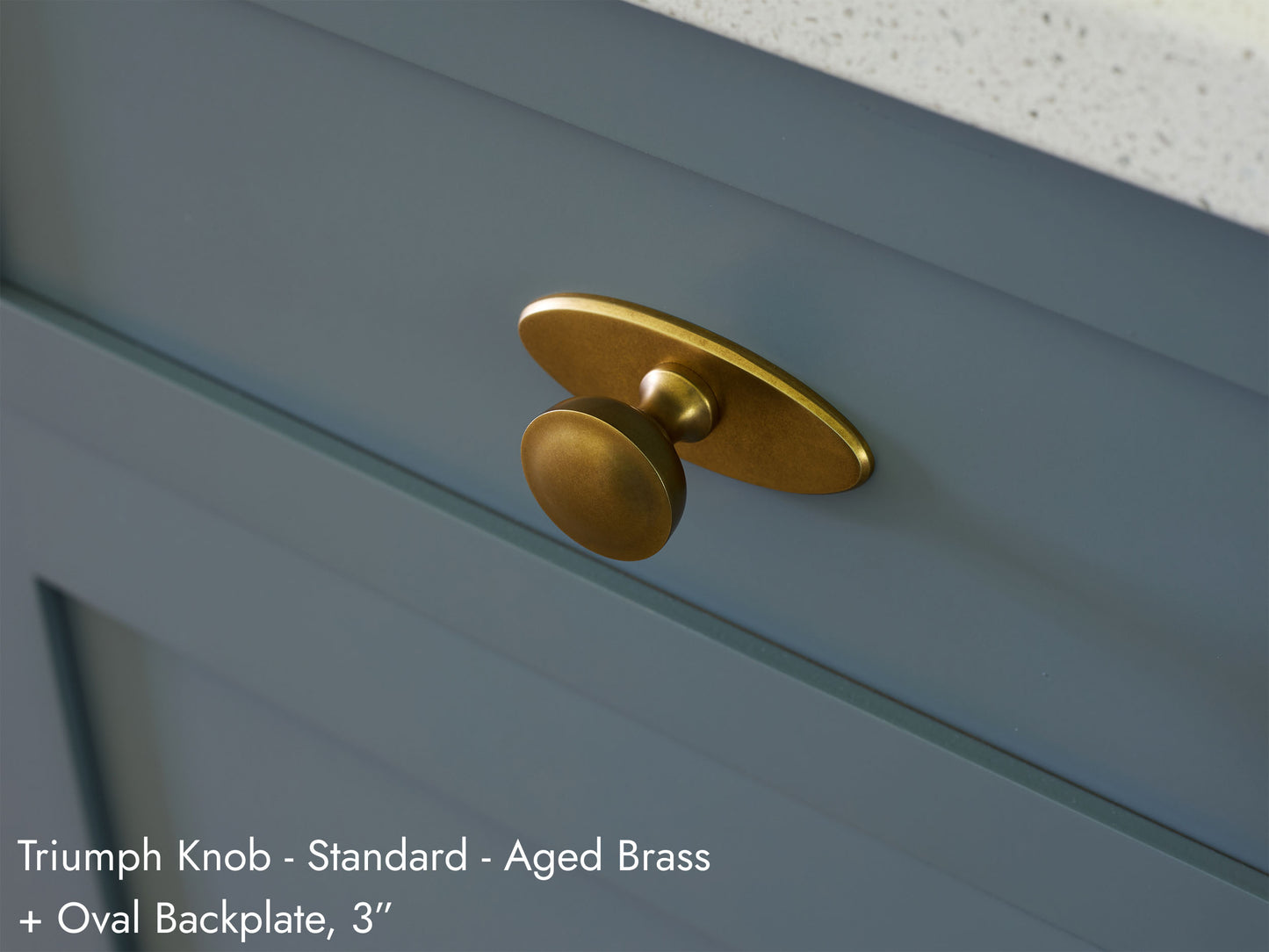 Oval Backplate, 3"